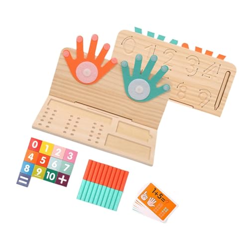 Sharplace Finger-Mathe-Spiel, Vorschul-Lernspielzeug, Homeschool-Kindergarten-Zubehör, Zahlenzählblöcke für für Jungen und Mädchen, Doppelseitige Platine Sharplace Finger-Mathe-Spiel, Vorschul-Lernspielzeug, Homeschool-Kindergarten-Zubehör, Zahlenzählblöcke für für Jungen und Mädchen, Doppelseitige Platine von Sharplace