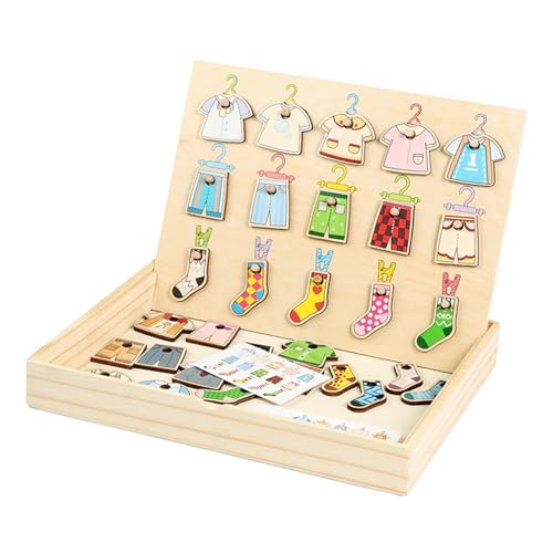 Sharplace Form-Farb-Matching-Spiel aus Sensorisches Spielzeug Kleidung Hängendes Spielzeug Rollenspiel Interaktives Spiel für Jungen Mädchen Sharplace Form-Farb-Matching-Spiel aus Sensorisches Spielzeug Kleidung Hängendes Spielzeug Rollenspiel Interaktives Spiel für Jungen Mädchen von Sharplace