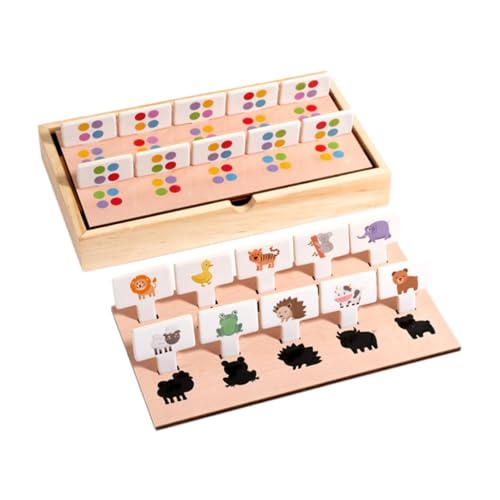 Sharplace Form-Matching-Spiele, sensorisches Spielzeug, Holz, Geburtstagsgeschenk, pädagogisches Spielzeug, interaktives Spiel für Kinder im Vorschulalter Sharplace Form-Matching-Spiele, sensorisches Spielzeug, Holz, Geburtstagsgeschenk, pädagogisches Spielzeug, interaktives Spiel für Kinder im Vorschulalter von Sharplace