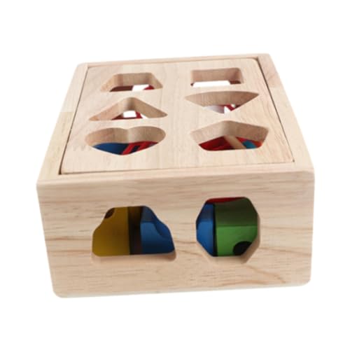 Sharplace Formsortierbox, kognitives Spielzeug, Aktivität, pädagogische Blöcke, bunter Formsortierwürfel, Fädelspielzeug für, Mädchen, Jungen, Babys, 16 Löcher Sharplace Formsortierbox, kognitives Spielzeug, Aktivität, pädagogische Blöcke, bunter Formsortierwürfel, Fädelspielzeug für, Mädchen, Jungen, Babys, 16 Löcher von Sharplace