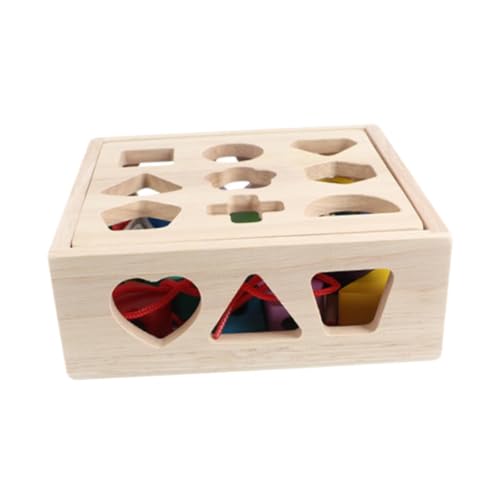 Sharplace Formsortierbox, kognitives Spielzeug, Aktivität, pädagogische Blöcke, bunter Formsortierwürfel, Fädelspielzeug für, Mädchen, Jungen, Babys, 21 Löcher Sharplace Formsortierbox, kognitives Spielzeug, Aktivität, pädagogische Blöcke, bunter Formsortierwürfel, Fädelspielzeug für, Mädchen, Jungen, Babys, 21 Löcher von Sharplace
