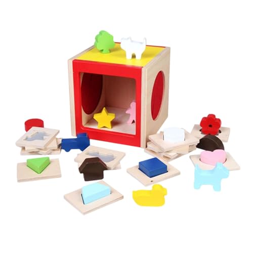 Sharplace Formsortierbox, sensorische Form-Zuordnungsbox aus, für Zuhause, Vorschule, lustiges Feinmotorik-Puzzle-Spielzeug Sharplace Formsortierbox, sensorische Form-Zuordnungsbox aus, für Zuhause, Vorschule, lustiges Feinmotorik-Puzzle-Spielzeug von Sharplace