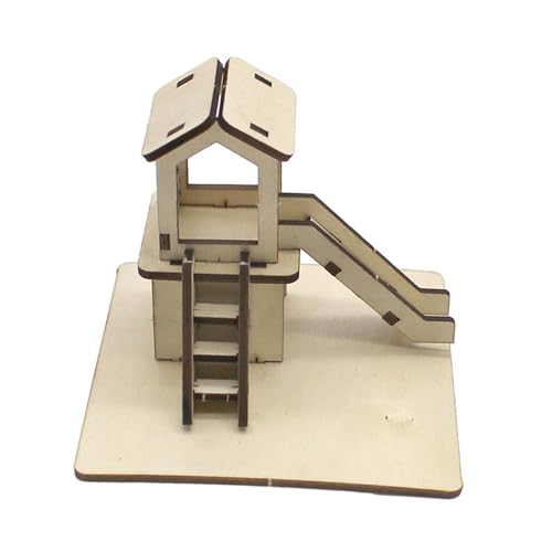 Sharplace Gartenrutschen-Modell, Wissenschaftsbausatz, pädagogische Projekte, Technologie-Spielzeug, Holzbaustein- für Jungen und Mädchen der Grundschule von Sharplace