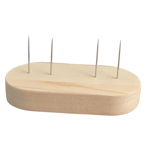 Sharplace Häkelpuppen Display Ständer Puppe Display Halter tragbares Dekor kreative DIY -Holzbasis -Lagerregal für Aktion Figuren Puppen, Doppelstift Sharplace Häkelpuppen Display Ständer Puppe Display Halter tragbares Dekor kreative DIY -Holzbasis -Lagerregal für Aktion Figuren Puppen, Doppelstift von Sharplace