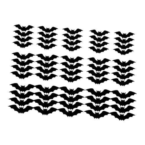 Sharplace Halloween 3D Fledermaus Wandaufkleber Wandkunst Kreative Hintergrund Dekoration Aufkleber für Indoor Party Büro Bauernhaus Urlaub, 60 Stück Sharplace Halloween 3D Fledermaus Wandaufkleber Wandkunst Kreative Hintergrund Dekoration Aufkleber für Indoor Party Büro Bauernhaus Urlaub, 60 Stück von Sharplace