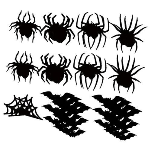 Sharplace Halloween Fledermaus-Wandaufkleber, leuchtender Hintergrund, Halloween-Dekoration, Fledermaus-Wanddekoration für Wohnzimmer und Esszimmer, 42 StÜcke Sharplace Halloween Fledermaus-Wandaufkleber, leuchtender Hintergrund, Halloween-Dekoration, Fledermaus-Wanddekoration für Wohnzimmer und Esszimmer, 42 StÜcke von Sharplace