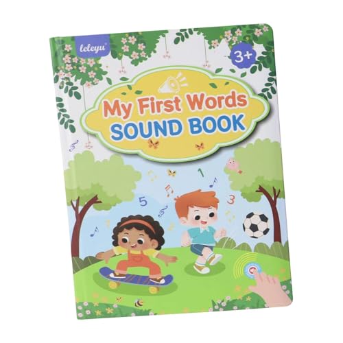 Sharplace Hörbuch zum Englischlernen, „Meine ersten Wörter“, Klangbuch für im Alter von 2, 3, 4, 5 und 6 Jahren im Vorschulalter, lustiges und von Sharplace