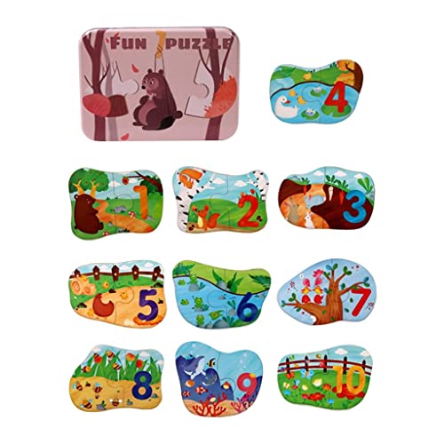 Sharplace Holz Puzzle Puzzle Passenden Puzzle Spiel Pädagogisches Lernen Spielzeug Kinder, Entwickeln ihre Fähigkeiten, Stil 4 von Sharplace