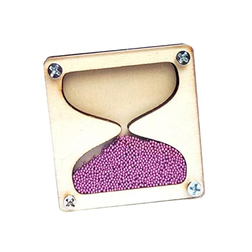 Sharplace Holz Sanduhr Busy Board Kit Lernspielzeug Feinmotorik für Jungen Mädchen Reiseauto Spielzeug, Dunkelrosa von Sharplace