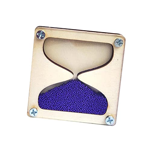 Sharplace Holz Sanduhr Busy Board Kit Lernspielzeug Feinmotorik für Jungen Mädchen Reiseauto Spielzeug, Violett von Sharplace