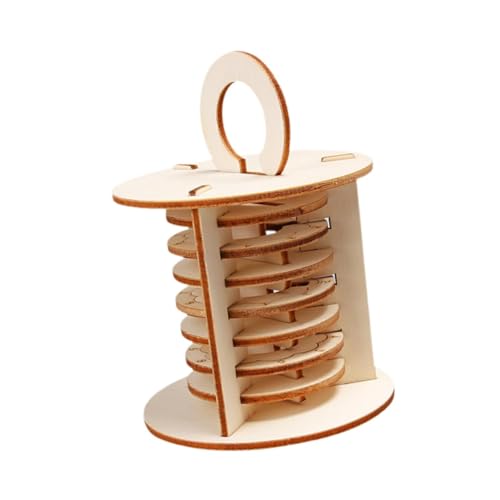 Sharplace Holzbaustein-Kit, Technologie-Spielzeug, Physik-Lernwerkzeug, kreativ, erstellen Sie Ihren eigenen Geheimcode, Wissenschaftsspielzeug für von Sharplace