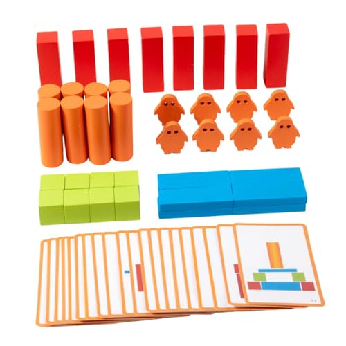 Sharplace Holzbausteine-Set, Stapelblöcke, Bauen, Erstellen, Stapelspiel, Sortierspielzeug, Farbform für Schulprojekte, Klassenzimmer, Sharplace Holzbausteine-Set, Stapelblöcke, Bauen, Erstellen, Stapelspiel, Sortierspielzeug, Farbform für Schulprojekte, Klassenzimmer, von Sharplace