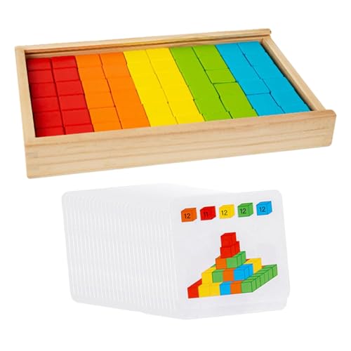 Sharplace Holzbausteine-Set, Stapelspielzeug, multifunktional, Hand-Auge-Koordination, buntes Lernspielzeug für Mädchen im Vorschulalter Sharplace Holzbausteine-Set, Stapelspielzeug, multifunktional, Hand-Auge-Koordination, buntes Lernspielzeug für Mädchen im Vorschulalter von Sharplace