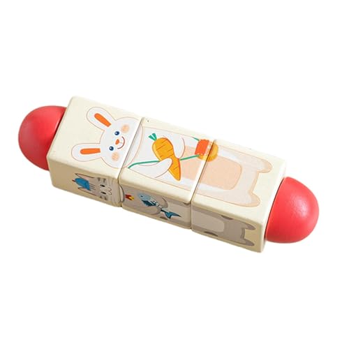 Sharplace Holzdrehspielzeug, Bauspielzeug, Konzentrationsverbesserung, Spiel, Holzdrehspiel, Puzzlespielzeug für Jungen und Mädchen, von 1–3 Jahren, Tiere Sharplace Holzdrehspielzeug, Bauspielzeug, Konzentrationsverbesserung, Spiel, Holzdrehspiel, Puzzlespielzeug für Jungen und Mädchen, von 1–3 Jahren, Tiere von Sharplace