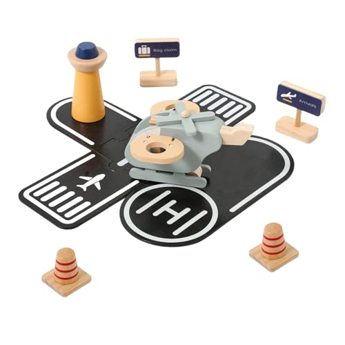 Sharplace Holzflugzeug-Spielzeug, Spielset für Lufttransportfahrzeuge, Feinmotorik, DIY-Lernspielzeug für die frühe Kindheit, für Babys auf Reisen Sharplace Holzflugzeug-Spielzeug, Spielset für Lufttransportfahrzeuge, Feinmotorik, DIY-Lernspielzeug für die frühe Kindheit, für Babys auf Reisen von Sharplace
