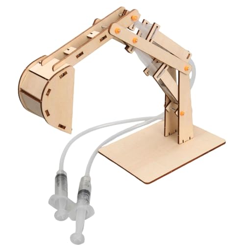 Sharplace DIY Experimente Technik Bausatz für Kinder von 6 7 8 9 10, Wissenschaft Kinderspielzeug, Kinder Elektronik Baukasten Spielzeug, DIY Experimentierkasten für Jungen Mädchen, Hydraulikbagger von Sharplace