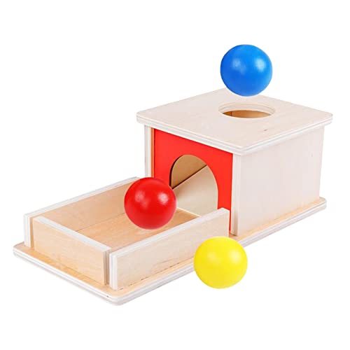 Sharplace Holzkugel passende Box Lernspielzeug Geschenk sensorisches Montessori-Spielzeug für den Urlaub von Sharplace