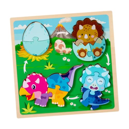 Sharplace Holzpuzzle, Früherziehungsspielzeug, für Jungen und Mädchen, tragbare Geschenke, Lernaktivität, Lernspielzeug, Puzzle, Dinosaurier Sharplace Holzpuzzle, Früherziehungsspielzeug, für Jungen und Mädchen, tragbare Geschenke, Lernaktivität, Lernspielzeug, Puzzle, Dinosaurier von Sharplace