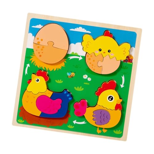 Sharplace Holzpuzzle, Früherziehungsspielzeug, für Jungen und Mädchen, tragbare Geschenke, Lernaktivität, Lernspielzeug, Puzzle, Küken Sharplace Holzpuzzle, Früherziehungsspielzeug, für Jungen und Mädchen, tragbare Geschenke, Lernaktivität, Lernspielzeug, Puzzle, Küken von Sharplace