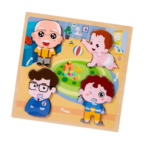 Sharplace Holzpuzzle, Früherziehungsspielzeug, für Jungen und Mädchen, tragbare Geschenke, Lernaktivität, Lernspielzeug, Puzzle, MÄnner Sharplace Holzpuzzle, Früherziehungsspielzeug, für Jungen und Mädchen, tragbare Geschenke, Lernaktivität, Lernspielzeug, Puzzle, MÄnner von Sharplace