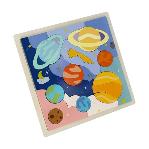 Sharplace Holzpuzzles für Kinder, Lernpuzzle, Denksportaufgabe, Formsortierer, Puzzles für Kinder ab 4 Jahren, Geburtstagsgeschenke von Sharplace