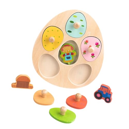 Sharplace Holzpuzzles für Kleinkinder, Feinmotorik-Matching-Puzzle, einzigartig für Kleinkinder im Alter von 3–6 Jahren, Landwirtschaftliche Werkzeuge Sharplace Holzpuzzles für Kleinkinder, Feinmotorik-Matching-Puzzle, einzigartig für Kleinkinder im Alter von 3–6 Jahren, Landwirtschaftliche Werkzeuge von Sharplace