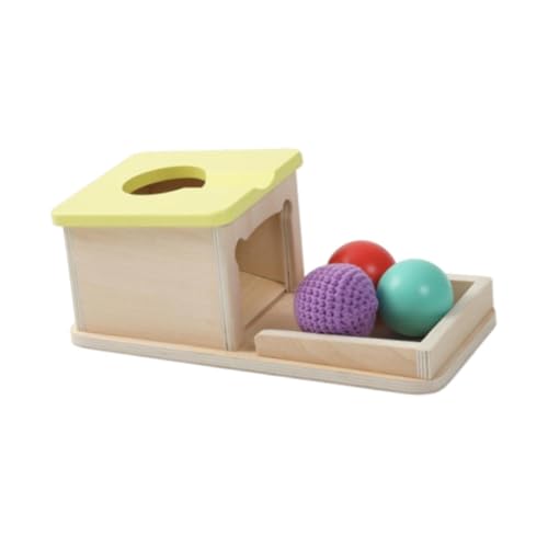 Sharplace Holzspielzeug-Set, Problemlösung, Familie, kognitives interaktives Entwicklungsspielzeug, Feinmotorik-Spielzeug für Mädchen, Kleinkinder, Geschenk, mit Kugel von Sharplace