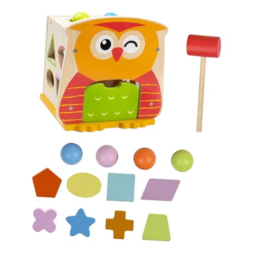 Sharplace Holzspielzeug zum Sortieren von Farben und Formen, Formsortierer, Hand-Augen-Koordinationsspiel, Früherziehung, für Kinder ab 36 Monaten Sharplace Holzspielzeug zum Sortieren von Farben und Formen, Formsortierer, Hand-Augen-Koordinationsspiel, Früherziehung, für Kinder ab 36 Monaten von Sharplace