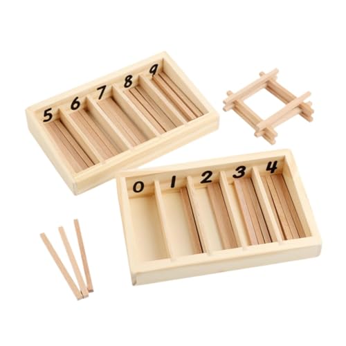 Sharplace Holzspindelkastenmaterialien, frühes pädagogisches Lernen, Mathematik, Mathe-Spielzeug für Vorschulgeburtstagsgeschenke ab 3 Jahren Sharplace Holzspindelkastenmaterialien, frühes pädagogisches Lernen, Mathematik, Mathe-Spielzeug für Vorschulgeburtstagsgeschenke ab 3 Jahren von Sharplace