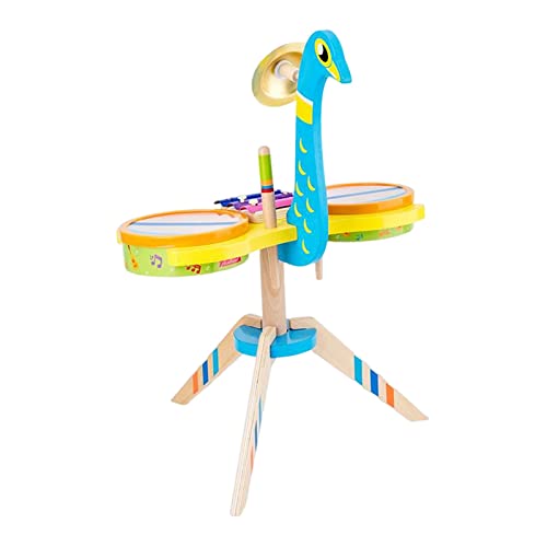 Sharplace Holztrommel Spielzeug Musikinstrumente Frühes Lernspielzeug von Sharplace