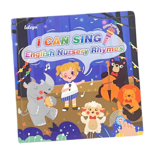 Sharplace Interaktives Klangbuch, Kinderreime, berührbare Geburtstagsgeschenke, Musikbücher zum frühen Lernen, englisches Lied-Klangbuch für Babys und Sharplace Interaktives Klangbuch, Kinderreime, berührbare Geburtstagsgeschenke, Musikbücher zum frühen Lernen, englisches Lied-Klangbuch für Babys und von Sharplace