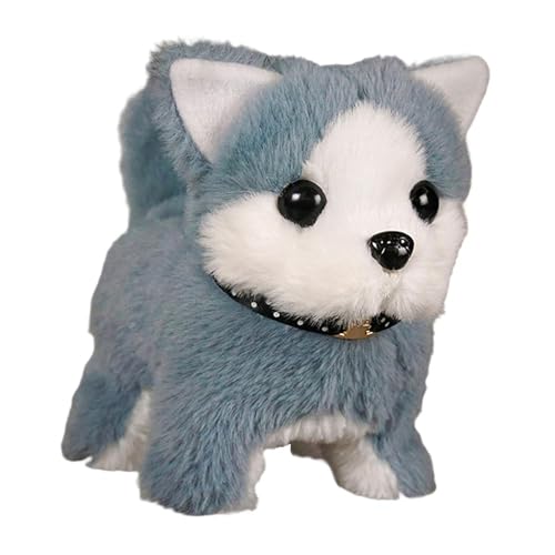 Sharplace Interaktives elektronisches Plüschpupfspielzeug gefülltes Tierpädagogik Spielzeug Soft Plüschspielzeug für Infants Party Spielzeug Kinder Geschenk, Blau von Sharplace