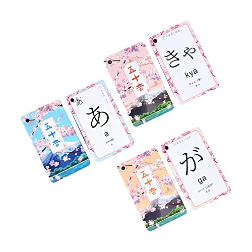 Sharplace Japanische Lernkarten für - Pädagogisches Spielzeug für Sprachkurse von Sharplace