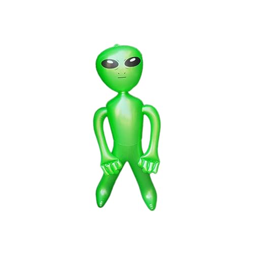 Sharplace Jumbo-aufblasbare Alien-Figuren zum Aufblasen von Alien-Spielzeugen für Geburtstagsfeiern, Alien-Thema, Halloween-Party-Dekoration, Grün, S von Sharplace
