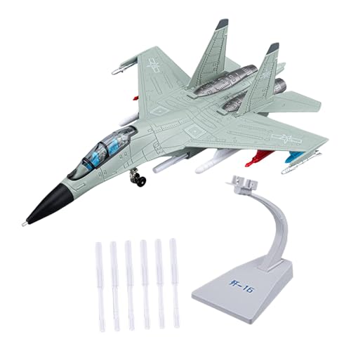 Sharplace Kampfflugzeug-Modell 1:81, Ornament mit Ständer, Kinderspielzeugflugzeug, Spielzeugflugzeug für Dekoration, Regal, Andenken, Kamin, GrÜn Sharplace Kampfflugzeug-Modell 1:81, Ornament mit Ständer, Kinderspielzeugflugzeug, Spielzeugflugzeug für Dekoration, Regal, Andenken, Kamin, GrÜn von Sharplace