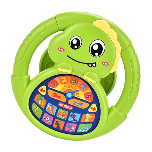 Sharplace Kids Lenkradspielzeug simulierter Fahrcontroller niedlich lustiges frühes sensorisches Spielzeug zum Reisen, GrÜn Sharplace Kids Lenkradspielzeug simulierter Fahrcontroller niedlich lustiges frühes sensorisches Spielzeug zum Reisen, GrÜn von Sharplace