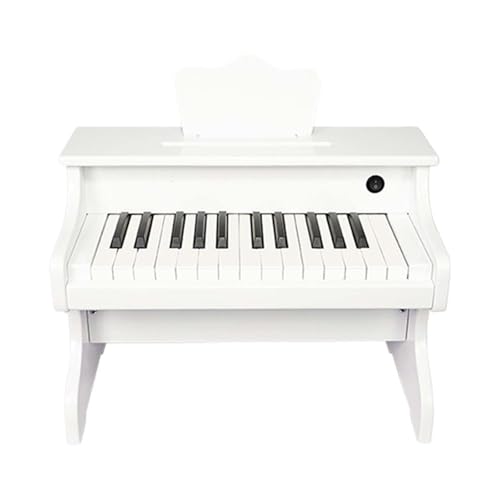 Sharplace Kids Piano Keyboard Wood Piano für Kleinkinder 25 Tasten tragbare Keyboard -Instrumentenspielzeug für Jungen Mädchen Kinder Geschenkspiel, Weiß Sharplace Kids Piano Keyboard Wood Piano für Kleinkinder 25 Tasten tragbare Keyboard -Instrumentenspielzeug für Jungen Mädchen Kinder Geschenkspiel, Weiß von Sharplace