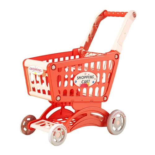 Sharplace Kinder-Einkaufswagen-Spielzeug, Schreibtisch-Aufbewahrungsspielzeug, Rollenspiele, Kinder-Einkaufswagen, Rot Sharplace Kinder-Einkaufswagen-Spielzeug, Schreibtisch-Aufbewahrungsspielzeug, Rollenspiele, Kinder-Einkaufswagen, Rot von Sharplace