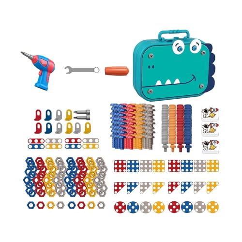Sharplace Kinder Handwerkszeug-Set, Schraubenzieher und Bohrer Spielzeug, für Kinder, 461 Stück Dinosaurier Sharplace Kinder Handwerkszeug-Set, Schraubenzieher und Bohrer Spielzeug, für Kinder, 461 Stück Dinosaurier von Sharplace
