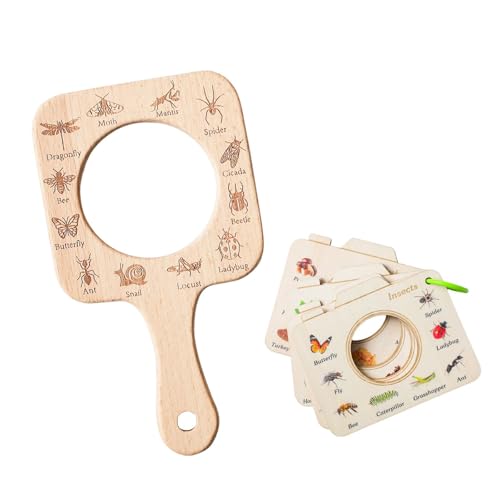 Sharplace Kinder Holz Lernen Spielzeug Outdoor Exploration Cognitive Board Geschenk tragbares leichte Bildungsspielzeug Jungen Mädchen Entwicklung, Quadrat Sharplace Kinder Holz Lernen Spielzeug Outdoor Exploration Cognitive Board Geschenk tragbares leichte Bildungsspielzeug Jungen Mädchen Entwicklung, Quadrat von Sharplace
