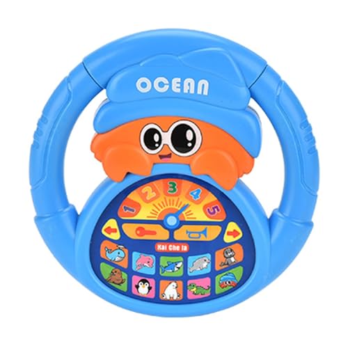 Sharplace Kinder Lenkradspielspielzeug Frühes Bildungsspiel tragbares lustiges niedliches simuliertes Fahrcontroller für Jungen Geschenkreisen Geburtstag, Blau Sharplace Kinder Lenkradspielspielzeug Frühes Bildungsspiel tragbares lustiges niedliches simuliertes Fahrcontroller für Jungen Geschenkreisen Geburtstag, Blau von Sharplace