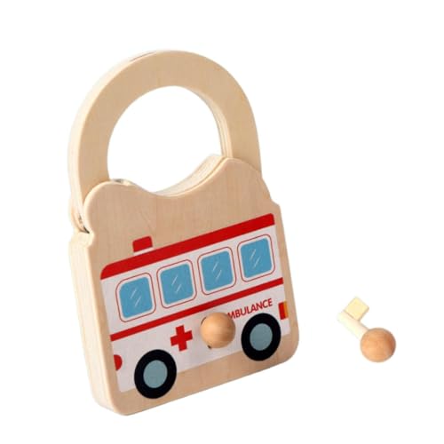 Sharplace Kinder Lernen, Lock -Auto -Spielzeug mit wichtigen Feinmotorik -Aktivitäten aus Holzbrett Praktische Kinder Frühes Lernen zu lernenden Tools Sharplace Kinder Lernen, Lock -Auto -Spielzeug mit wichtigen Feinmotorik -Aktivitäten aus Holzbrett Praktische Kinder Frühes Lernen zu lernenden Tools von Sharplace