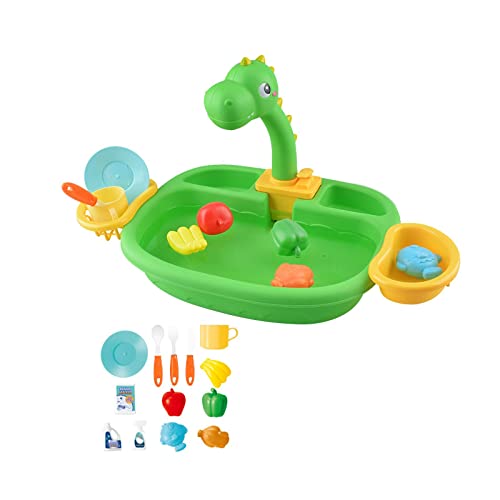 Sharplace Kinder Spielen Küchenspüle Spielzeug Kinder elektrische Spülmaschine Spielzeug für Jungen Geschenke, Dinosaur Sharplace Kinder Spielen Küchenspüle Spielzeug Kinder elektrische Spülmaschine Spielzeug für Jungen Geschenke, Dinosaur von Sharplace