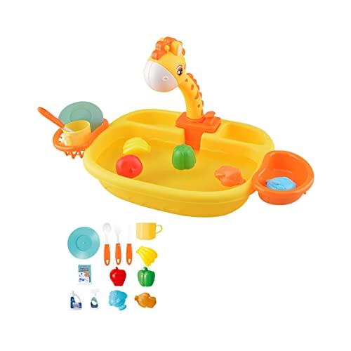 Sharplace Kinder Spielen Küchenspüle Spielzeug Kinder elektrische Spülmaschine Spielzeug für Jungen Geschenke, Giraffe Sharplace Kinder Spielen Küchenspüle Spielzeug Kinder elektrische Spülmaschine Spielzeug für Jungen Geschenke, Giraffe von Sharplace