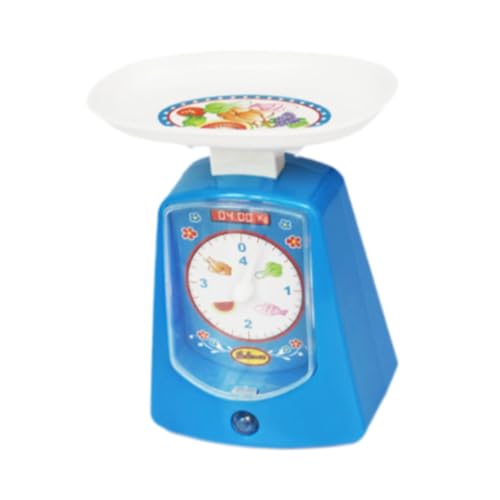 Sharplace Kinder-Waage-Spielzeug, Mini, tragbar, lustige Nachahmung, Rollenspiel, pädagogisches Lernen für Kinder, Jungen und Mädchen, Blau von Sharplace