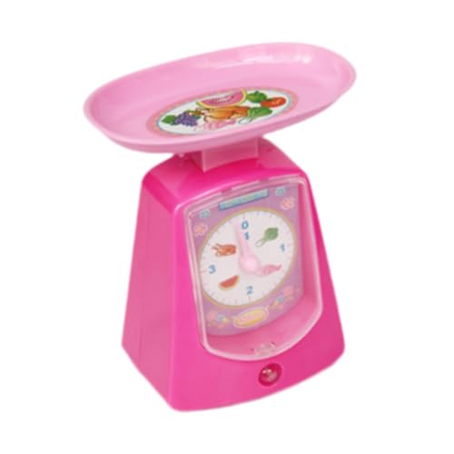 Sharplace Kinder-Waage-Spielzeug, Mini, tragbar, lustige Nachahmung, Rollenspiel, pädagogisches Lernen für Kinder, Jungen und Mädchen, Rosa von Sharplace