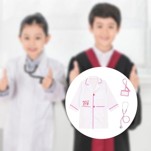 Sharplace Kinder tun Sich so aus, DASS Doktorkostüm vorgestellt Wird, Doktorspielzeug, Cosplay -Kinderkrankenschwester -Outfits, frühe Bildung für Jungen, 110cm Sharplace Kinder tun Sich so aus, DASS Doktorkostüm vorgestellt Wird, Doktorspielzeug, Cosplay -Kinderkrankenschwester -Outfits, frühe Bildung für Jungen, 110cm von Sharplace