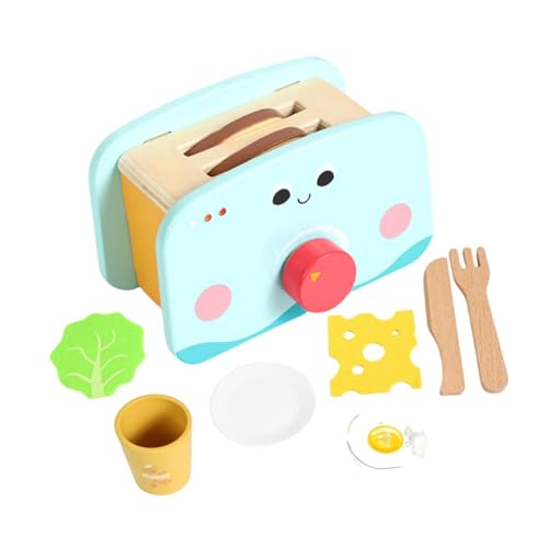 Sharplace Kinderküchen-Spielset, Kinderspielküchen-Simulation, pädagogisches Frühlernen, Feinmotorik, realistisches Rollenspiel, Geburtstagsgeschenk, Brotmacher von Sharplace