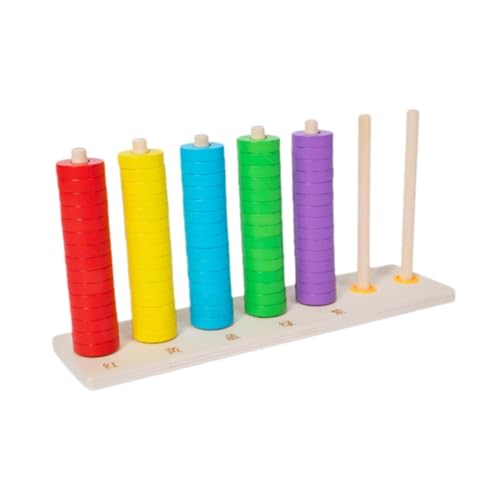 Sharplace Kinderperlen-Sequenzierungsspielzeug-Set, passender Stapeler, Vorschul-Stapelblock, Farbklassifizierung, Sortierung für 2-, 3-, 4- und 5-Jährige Sharplace Kinderperlen-Sequenzierungsspielzeug-Set, passender Stapeler, Vorschul-Stapelblock, Farbklassifizierung, Sortierung für 2-, 3-, 4- und 5-Jährige von Sharplace