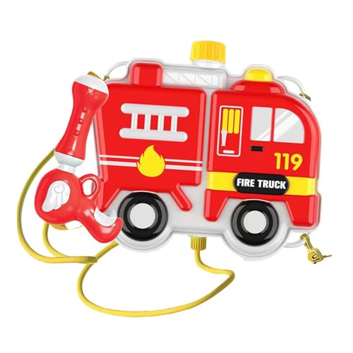 Sharplace Kinderrucksack, Wasserspielzeug, Feuerwehrmann, Rollenspiel, Wasserspritze, Feuerwehrmann-Rollenspiel, Sommer-Outdoor-Spielzeug für den Urlaub, den, Lastwagen Sharplace Kinderrucksack, Wasserspielzeug, Feuerwehrmann, Rollenspiel, Wasserspritze, Feuerwehrmann-Rollenspiel, Sommer-Outdoor-Spielzeug für den Urlaub, den, Lastwagen von Sharplace